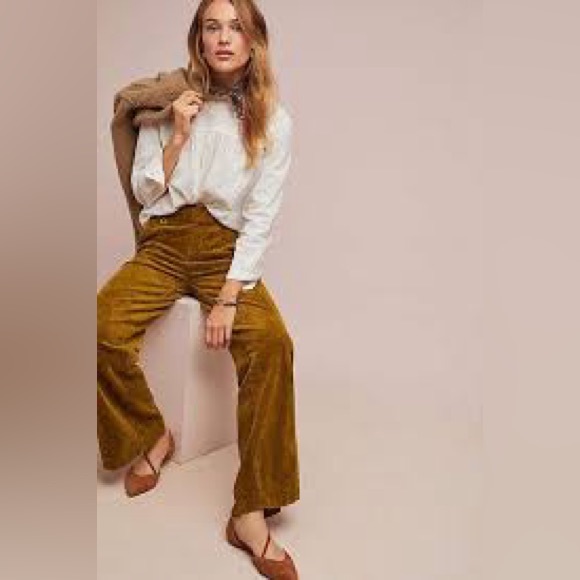 Anthropologie / ett:twa brand / wide leg corduroy trousers / size 32 - Picture 2 of 14